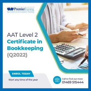 AAT Level 2 Certificate in Bookkeeping (Q2022) (Online Resources and Tutor Support) Enrolment Form – Start Your Studies Today!