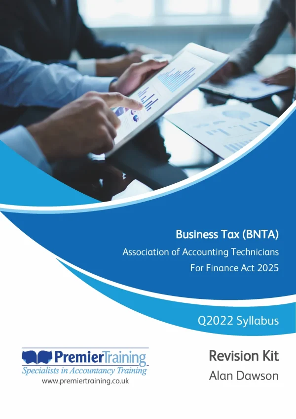Business Tax (FA25) - AAT Revision Kit - Premier Books